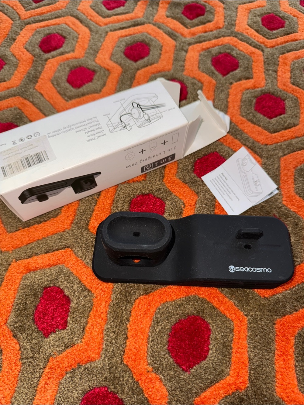 MAKE OFFER! 3-in-1 Wireless Charging Stand for Phone, Watch and Earbuds - White